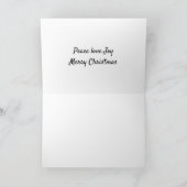 Unieke vrolijke kerst kaart (Binnen)