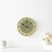 Unieke wand van de vlooienboogvisserij ronde klok (Huis)