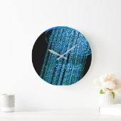 Unieke wandklok in de badkamer (Huis)