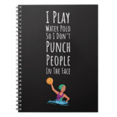 Unieke Water Polo thema geschenken voor haar vrouw Notitieboek (Voorkant)