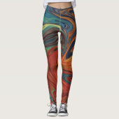 Unieke Waterverf Beste Leggings voor Uw Wardrobe (Voorkant)