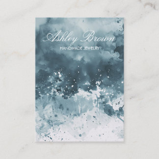 Unieke Waterverf Handgemaakte Sieraden Oorbel Disp Visitekaartje