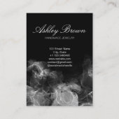 Unieke Waterverf Handgemaakte Sieraden Oorbel Disp Visitekaartje (Achterkant)