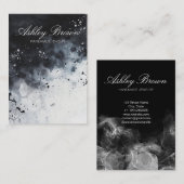 Unieke Waterverf Handgemaakte Sieraden Oorbel Disp Visitekaartje (Voorkant / Achterkant)