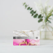 Unieke Waterverf Modern Visitekaartje (Staand voorkant)