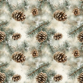 Unieke waterverf neutrale tinten dennenappels deke fleece deken