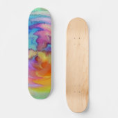 Unieke Waterverf skateboard (Voorkant)