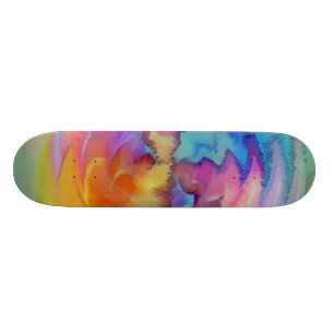 Unieke Waterverf skateboard