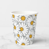Unieke Waterverf van het heuppatroon van de Daisy  Papieren Bekers (Voorkant)