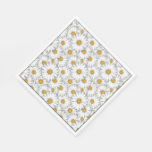 Unieke Waterverf van het heuppatroon van de Daisy  Servet (Hoek)