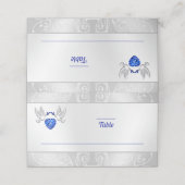 Unieke Weddenschapskaarten, liefde en hart Plaatskaartje (Buitenkant ongevouwen)