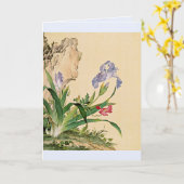 Unieke Wenskaarten Iris Kaart (Gele Bloem)