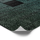 Unieke Wereldkaart Poster (Hoek)