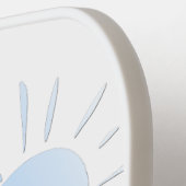 Unieke whimsical Theater Sailing Monogram Pickleball Paddle (Links Detail)