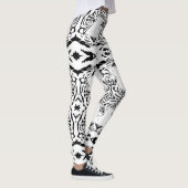 Unieke witte tijgerLeggings Leggings (Rechts)