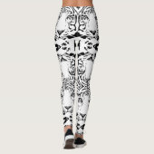 Unieke witte tijgerLeggings Leggings (Achterkant)