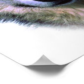 Unieke Wolf Eyes Artwork Freedom Poster (Hoek)