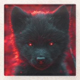 Unieke Wolf Pup Onderzetters