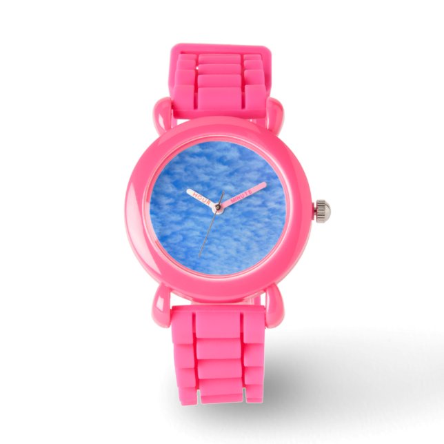 Unieke wolken volgen horloge (Voorkant)