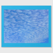 Unieke wolkenpakpapier cadeaupapier (Vlak)