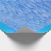 Unieke wolkenpakpapier cadeaupapier (Hoek)