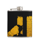 Unieke wolkstad heupfles (Voorkant)