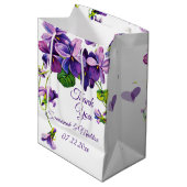 Unieke Wooden Arbor Beach Flowers Weddenschap Medium Cadeauzakje (Voorkant Gekanteld)