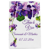 Unieke Wooden Arbor Beach Flowers Weddenschap Medium Cadeauzakje (Voorkant)