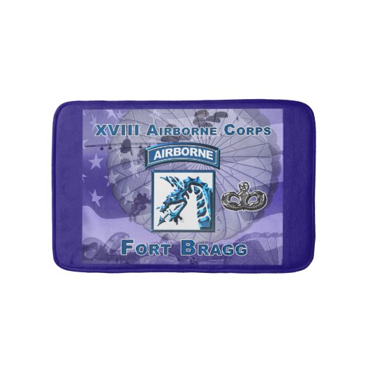 Unieke XVIII Airborne Corps Cadeautroubler Badmat (Voorkant)