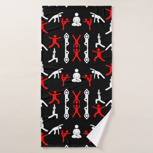 Unieke Yoga Gift Badhanddoek (Badhanddoek)