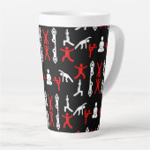 Unieke Yoga Gift Latte Mok (Rechterhoek)