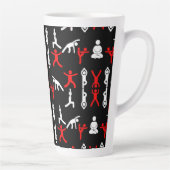 Unieke Yoga Gift Latte Mok (Rechts)