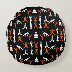 Unieke Yoga Gift Rond Kussen