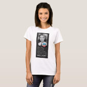Unieke Young Hillary Photo T-Shirt (Voorkant volledig)
