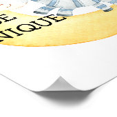 Unieke Zebra — Klantenreferentie — Baby afdrukken Poster (Hoek)