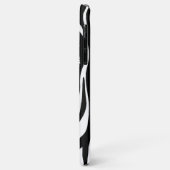 Unieke zebra kop op zebraprint Case-Mate iPhone case (Achterkant/links)
