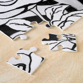 Unieke zebra's legpuzzel (Zijkant)
