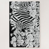 Unieke zebra's legpuzzel (Verticaal)
