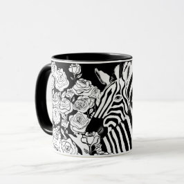 Unieke zebra's mok