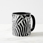 Unieke zebra's mok (Voorkant rechts)