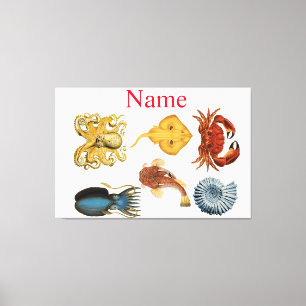 Unieke Zee wordt beoordeeld Thunder_Cove Canvas Afdruk