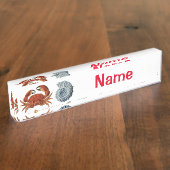 Unieke Zee wordt beoordeeld Thunder_Cove Naambordje (Zijkant)