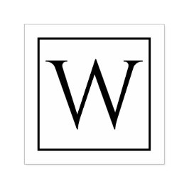 Unieke zelfinktstempel met uw monogram  zelfinktende stempel