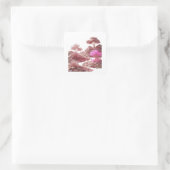 Unieke zilveren abstracte decal sticker kunst (Tas)