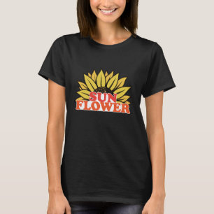 Unieke Zonnebloem Schattige Bloem Graphic T-shirt