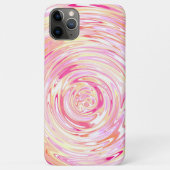 Unieke Zonnegeel Oranje Blush Pink Swirl Art Case-Mate iPhone Case (Achterkant)