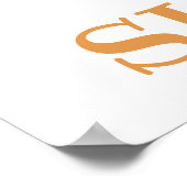 Unieke zonneschijn, maan, regenboog en sterren Wel Poster (Hoek)