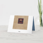 Unieke Zuidwestelijke Moederdag Kaart met hart (Achterkant)