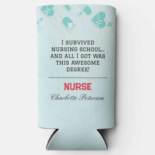 Unieke Zuurzame Afstuderen Seltzer Koelbox Seltzer Blikjeskoeler (Voorkant)