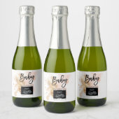 Unieke Zwangerschap Aankondiging Sonogram Ultragel Sparkling Wijnetiket (Flessen)